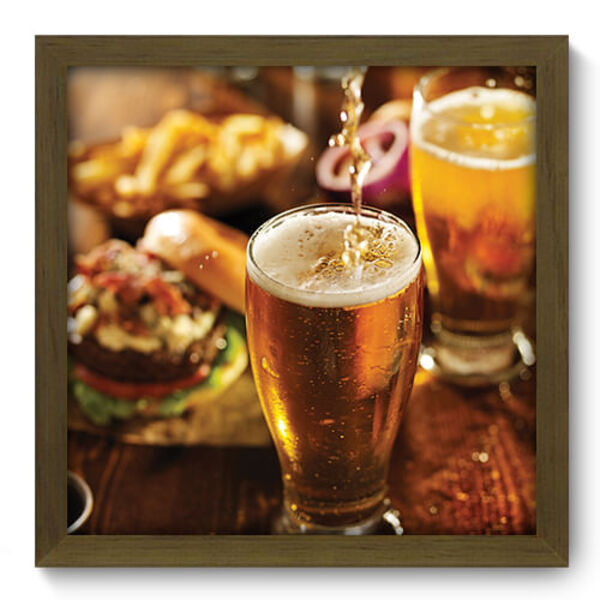 Quadro Decorativo - Cerveja - 33cm X 33cm - 206qdcm