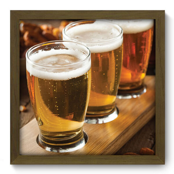 Quadro Decorativo - Cerveja - 33cm X 33cm - 208qdcm