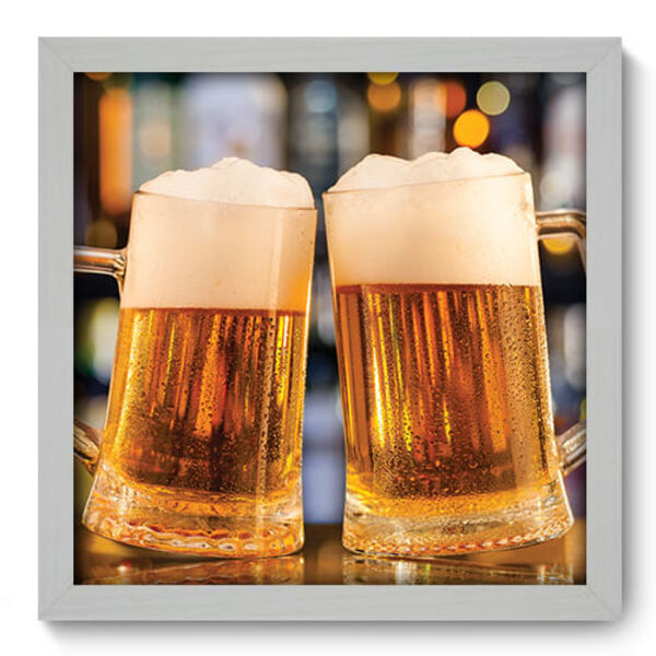 Quadro Decorativo - Cerveja - 33cm X 33cm - 214qdcb