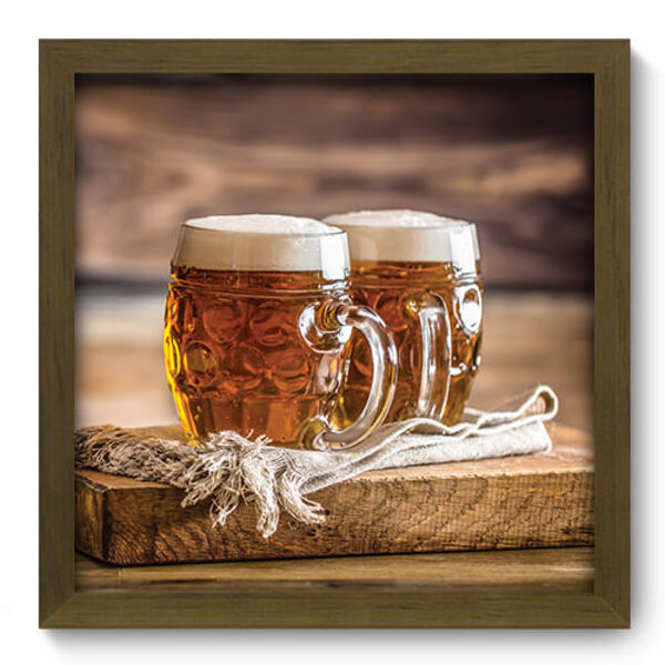 Quadro Decorativo - Cerveja - 33cm X 33cm - 256qdcm