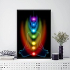 Quadro Decorativo Chacras 33x24cm Moldura:madeira Preta