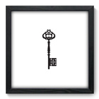 Quadro Decorativo - Chave - 33cm X 33cm - 182qddp