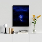 Quadro Decorativo Chave Iluminada- Arquétipo 33x24cm Moldura: