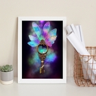 Quadro Decorativo Chave Mágica - Arquétipo 24x18cm - Com Vidr