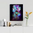 Quadro Decorativo Chave Mágica - Arquétipo 24x18cm Moldura:ma