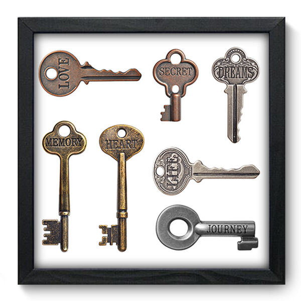 Quadro Decorativo - Chaves - 33cm X 33cm - 145qdvp