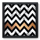 Quadro Decorativo - Chevron - 33cm X 33cm - 111qnabp
