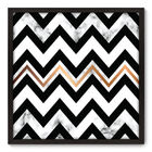 Quadro Decorativo - Chevron - 70cm X 70cm - 110qnadp