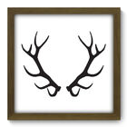 Quadro Decorativo - Chifres De Alce - 33cm X 33cm - 029qdsm