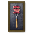 Quadro Decorativo - Churrasco - 19cm X 34cm - 165qdcm