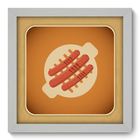 Quadro Decorativo - Churrasco - 22cm X 22cm - 304qdcb