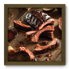 Quadro Decorativo - Churrasco - 33cm X 33cm - 156qdcm