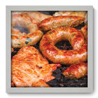Quadro Decorativo - Churrasco - 33cm X 33cm - 159qdcb