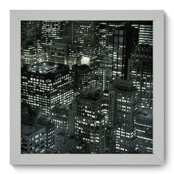 Quadro Decorativo - Cidade - 22cm X 22cm - 001qnuab