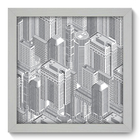 Quadro Decorativo - Cidade - 22cm X 22cm - 103qndab