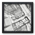 Quadro Decorativo - Cidade - 33cm X 33cm - 016qnubp