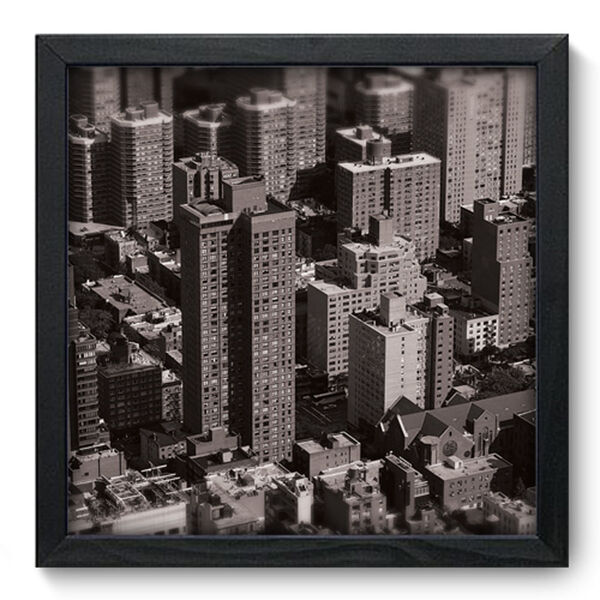 Quadro Decorativo - Cidade - 33cm X 33cm - 021qdup
