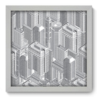 Quadro Decorativo - Cidade - 33cm X 33cm - 102qndbb