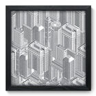Quadro Decorativo - Cidade - 33cm X 33cm - 102qndbp