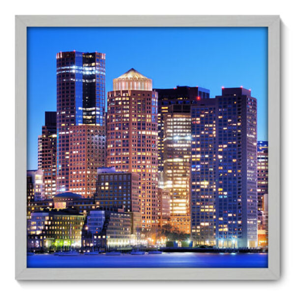 Quadro Decorativo - Cidade - 50cm X 50cm - 031qnucb