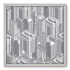 Quadro Decorativo - Cidade - 50cm X 50cm - 103qndcb