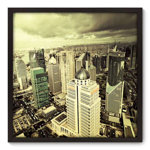 Quadro Decorativo - Cidade - 70cm X 70cm - 033qnudp