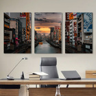 Quadro Decorativo Cidade Asia