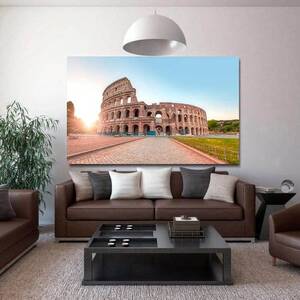 Quadro Decorativo Cidade Coliseu 90x60cm Leroy Merlin