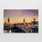 Quadro Decorativo Cidade De Paris Ponte Alexandre Iii 1 Tela