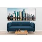 Quadro Decorativo Cidade Espelhada - 180x100cm