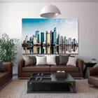 Quadro Decorativo Cidade Espelhada - 180x100cm