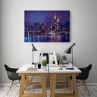 Quadro Decorativo Cidade Frankfurt - 120x60cm