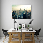 Quadro Decorativo Cidade Horizonte Manhattan - 90x60cm