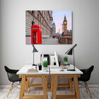 Quadro Decorativo Cidade London - 180x100cm