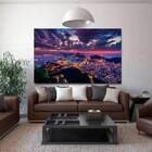 Quadro Decorativo Cidade Noite No Rio - 200x120cm