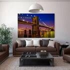 Quadro Decorativo Cidade Ponte Rio Hudson - 90x60cm