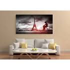 Quadro Decorativo Cidades Artista Torre Eiffel - 90x60cm