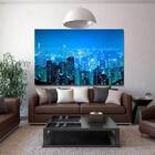 Quadro Decorativo Cidades Illuminated City - 200x120cm