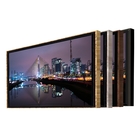 Quadro Decorativo Cidades Noite Em São Paulo Moldura Preto 20