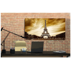 Quadro Decorativo Cidades Paris Torre Eiffel Marrom 55x100cm