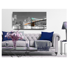 Quadro Decorativo Cidades Ponte Manhatan Pb Ponte Colorida 55