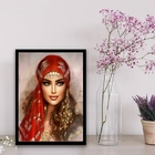 Quadro Decorativo Cigana Esmeralda 33x24cm - Com Vidro Moldur