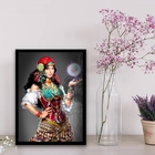 Quadro Decorativo Cigana Vidente 45x34cm - Com Vidro Moldura: