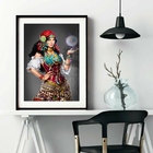 Quadro Decorativo Cigana Vidente - 60x48cm Moldura:madeira Br