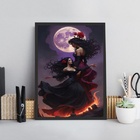 Quadro Decorativo Ciganas - Lua Cheia 33x24cm - Com Vidro Mol