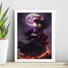 Quadro Decorativo Ciganas - Lua Cheia 45x34cm - Com Vidro Mol