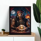 Quadro Decorativo Cigano Vidente 45x34cm - Com Vidro Moldura