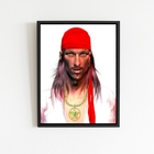 Quadro Decorativo Cigano Wladimir 33x24cm - Com Vidro Moldura