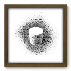 Quadro Decorativo - Cilindro - 33cm X 33cm - 081qdam