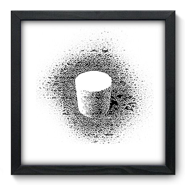 Quadro Decorativo - Cilindro - 33cm X 33cm - 081qdap